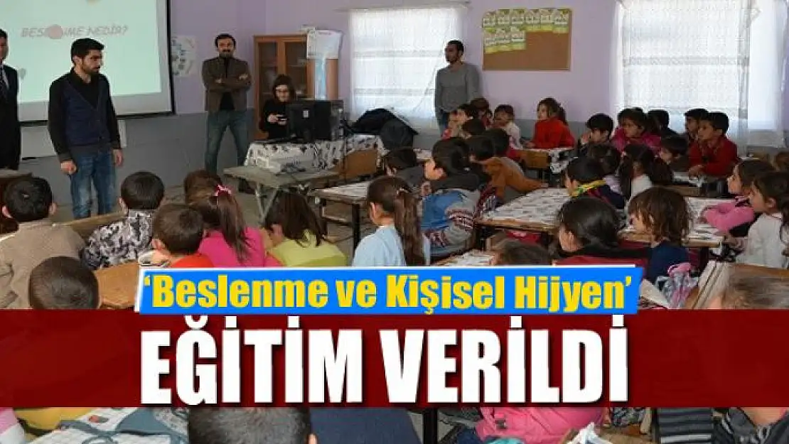 İpekyolu Belediyesinden 'Beslenme ve Kişisel Hijyen' eğitimi 