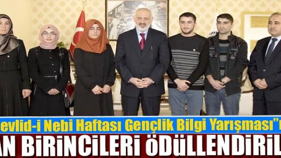 Van birincileri ödüllendirildi