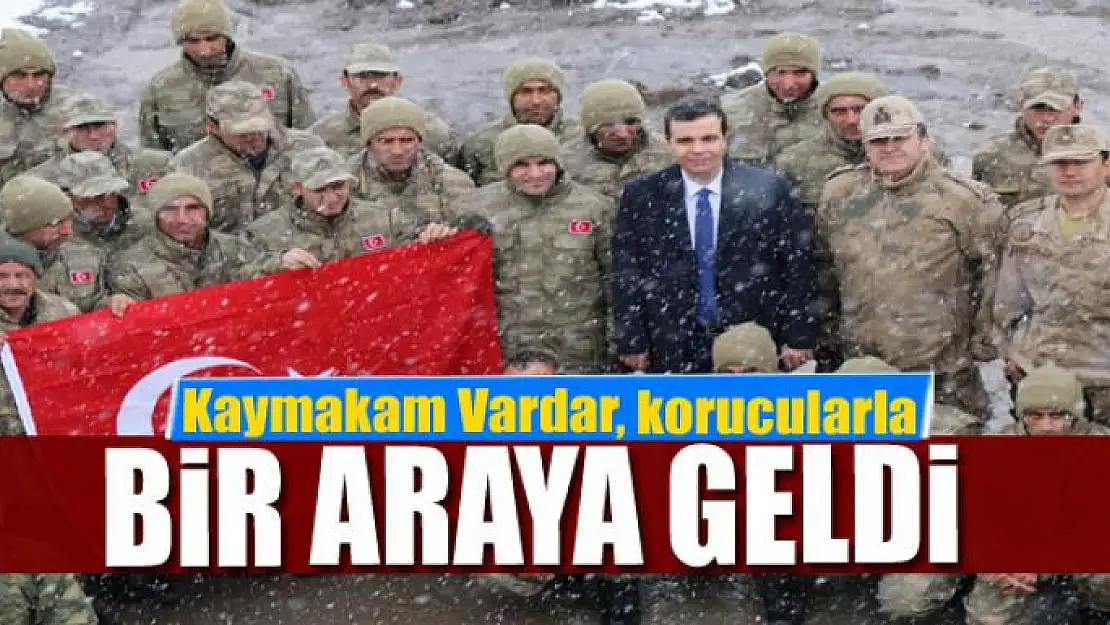 Kaymakam Vardar, güvenlik korucularıyla bir araya geldi