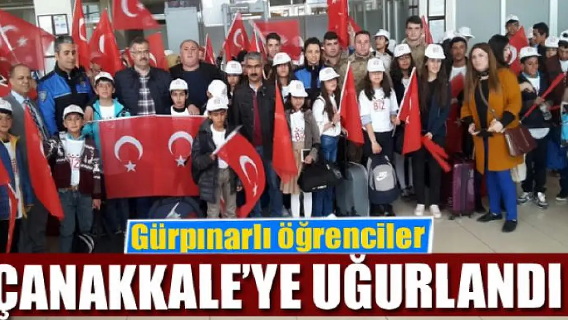 Gürpınarlı öğrenciler Çanakkale'ye uğurlandı 