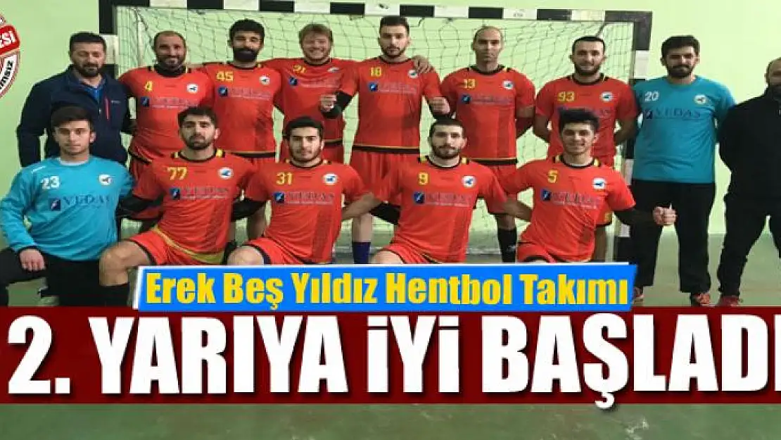 Erek Beş Yıldız Hentbol Takımı 2. yarıya iyi başladı 