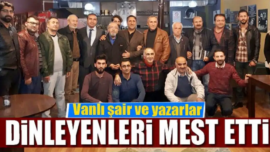 Van Şairler ve Yazarlar birliği kuruldu