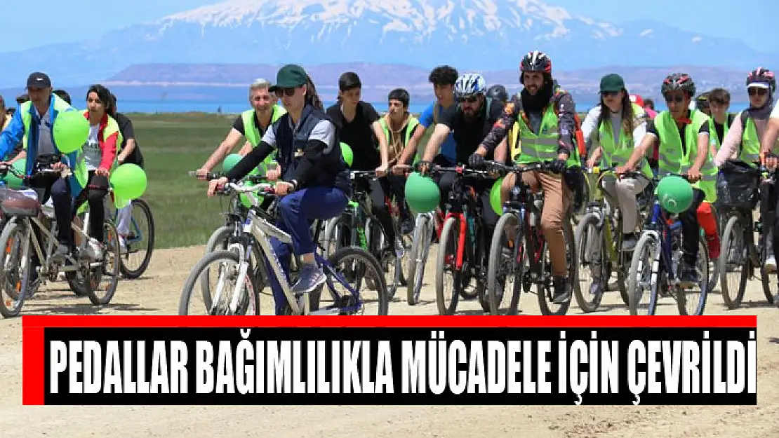 Pedallar bağımlılıkla mücadele için çevrildi