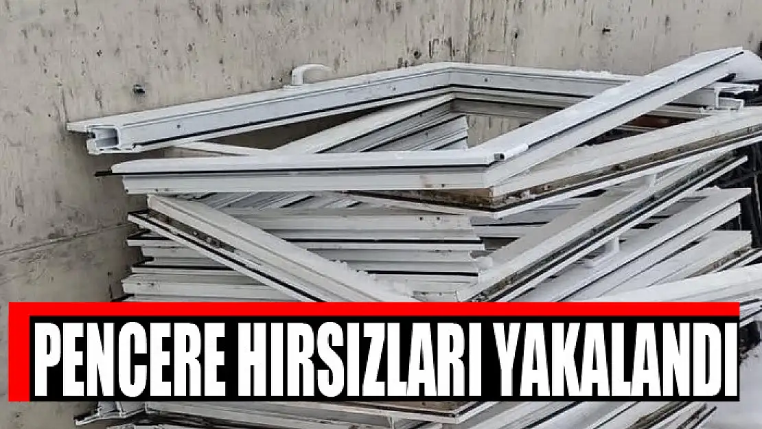 Pencere hırsızları yakalandı