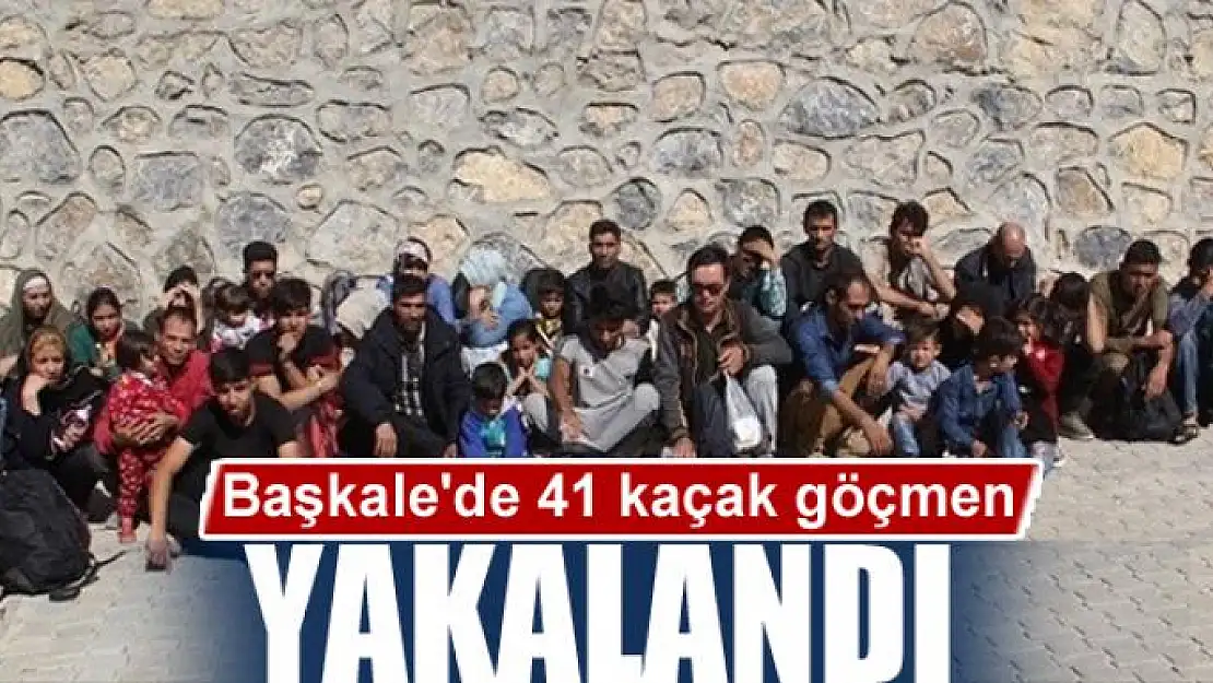 Başkale'de 41 kaçak göçmen yakalandı