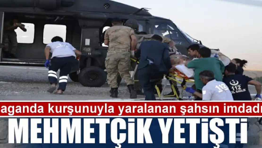 Düğünde maganda kurşunuyla yaralanan şahsın imdadına Mehmetçik yetişti