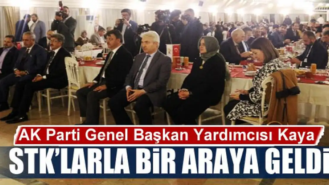 AK Parti Genel Başkan Yardımcısı Kaya Van'daki STK'larla bir araya geldi