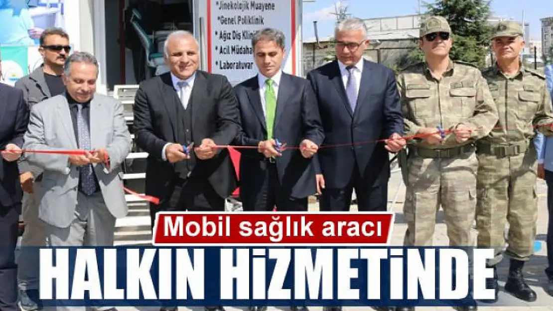 İki yıldır bekleyen mobil sağlık aracı halkın hizmetinde