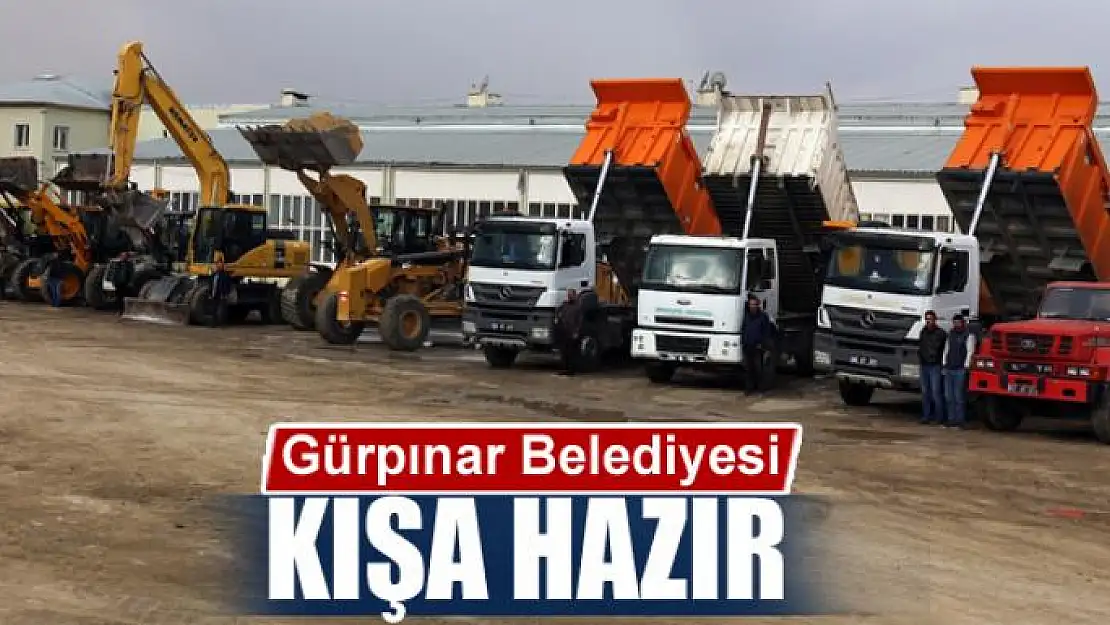 Gürpınar Belediyesi kışa hazır 