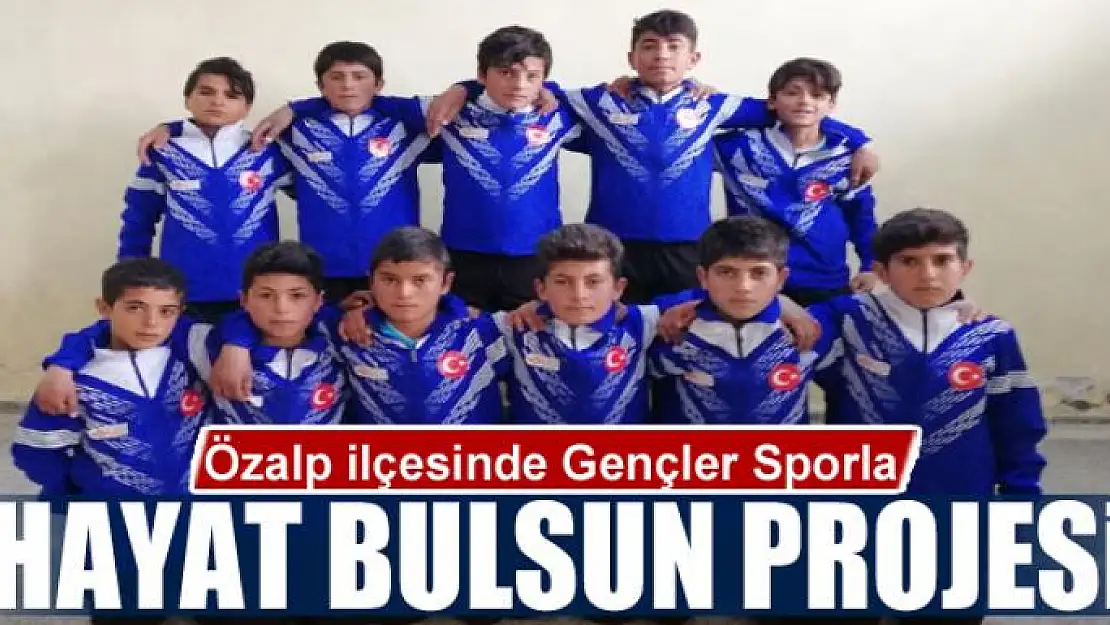 Özalp ilçesinde 'Gençler Sporla Hayat Bulsun' projesi