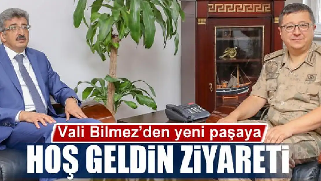 Vali Bilmez'den yeni paşaya hoş geldin ziyareti