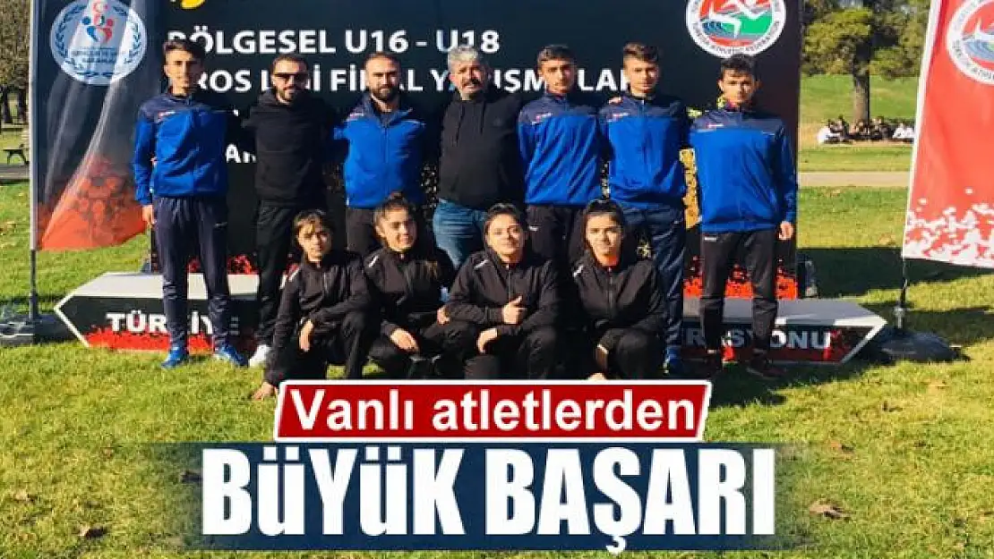 Vanlı atletlerden büyük başarı