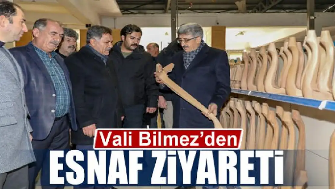 Vali Bilmez'den esnaf ziyareti