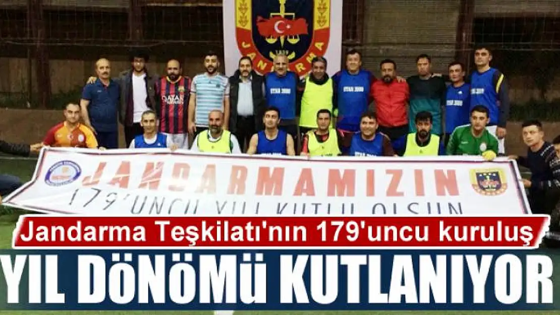 Jandarma Teşkilatı'nın 179'uncu kuruluş yıl dönümü