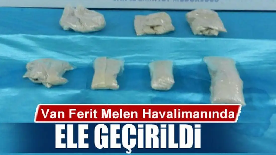 Van Ferit Melen Havalimanında ele geçirildi 