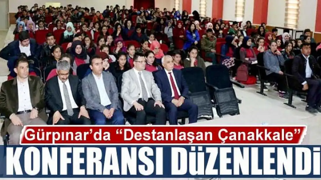 Gürpınar'da 'Destanlaşan Çanakkale' konferansı 