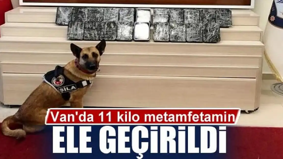 Van'da bir otomobilde 11 kilo metamfetamin ele geçirildi