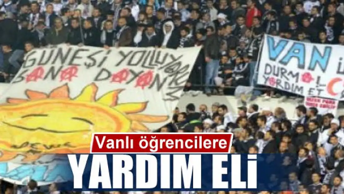 Vanlı öğrencilere yardım eli