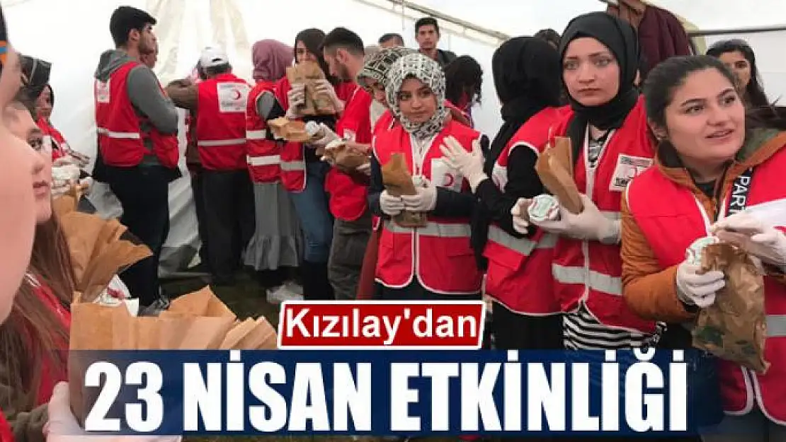 Kızılay'dan 23 Nisan etkinliği