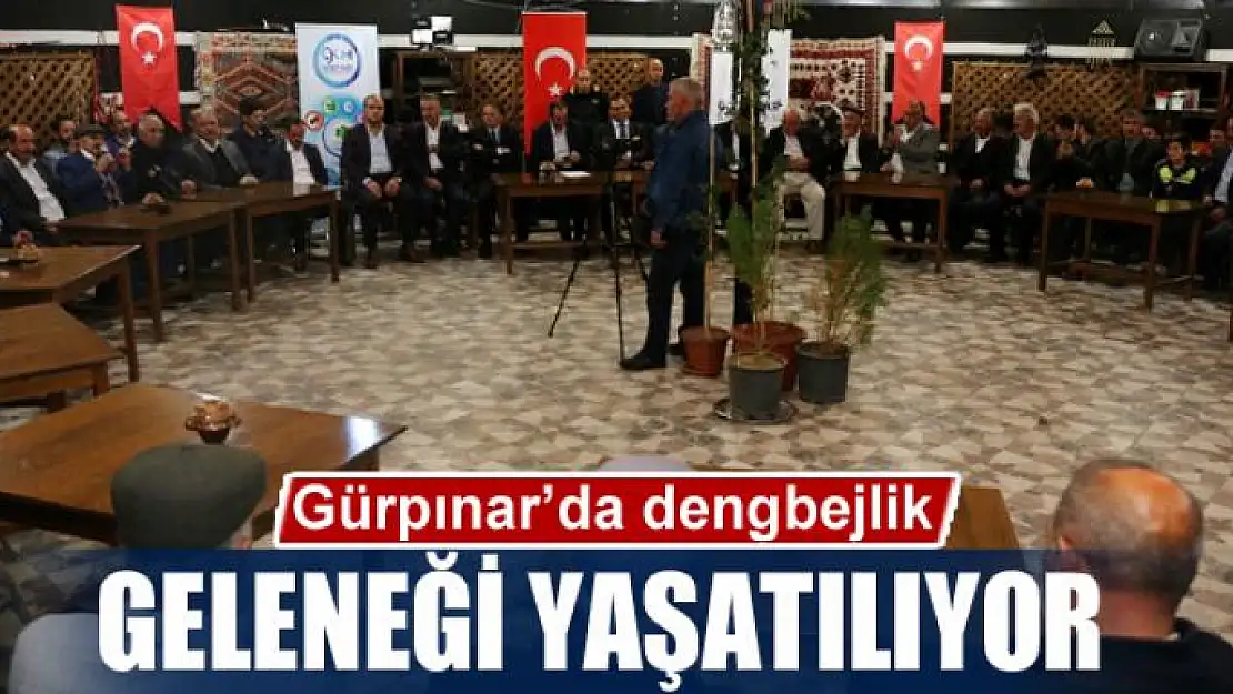 Gürpınar'da dengbejlik geleneği yaşatılıyor