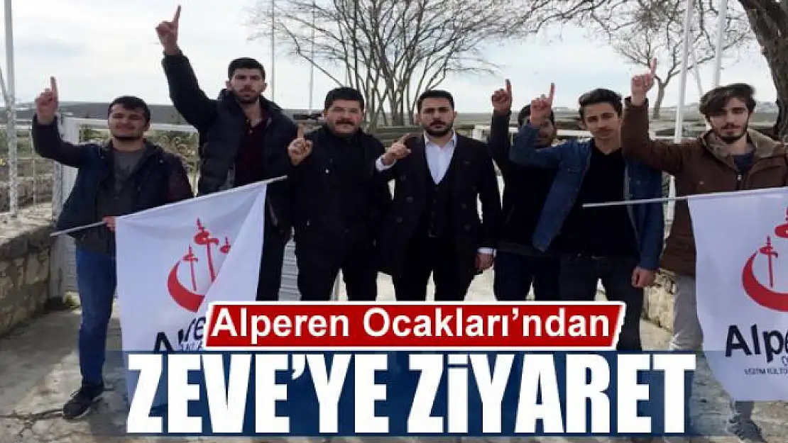 Alperen Ocakları'ndan Zeve'ye ziyaret