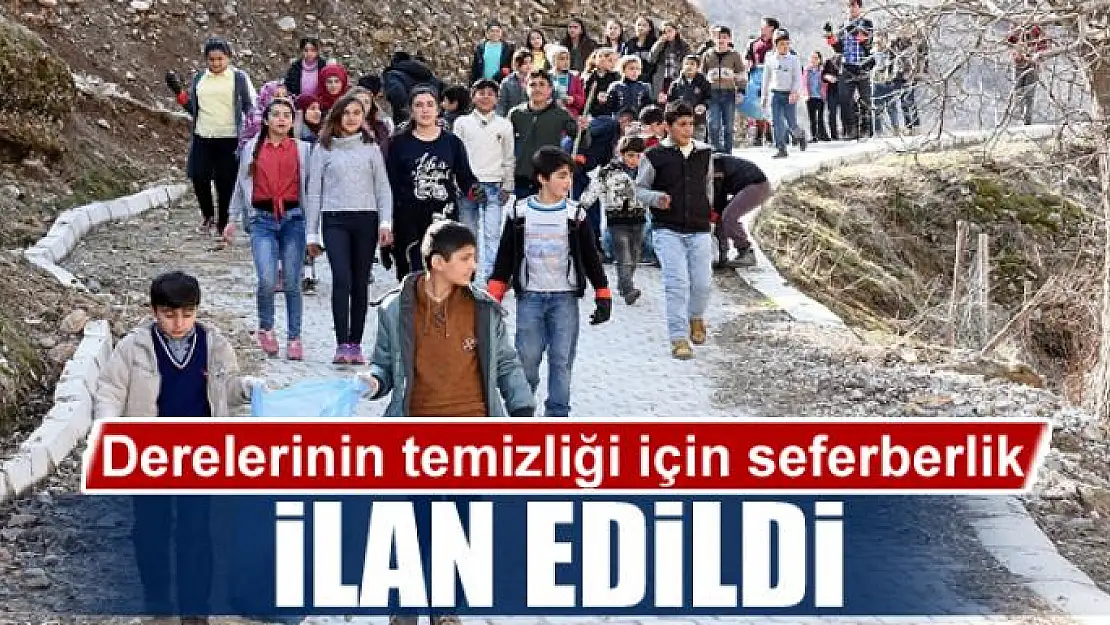 Derelerinin temizliği için seferberlik ilan edildi