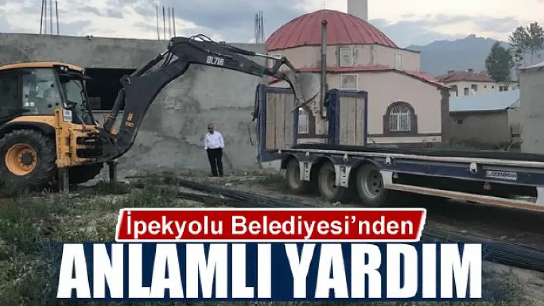 İpekyolu Belediyesi'nden cami ve taziye evlerine destek