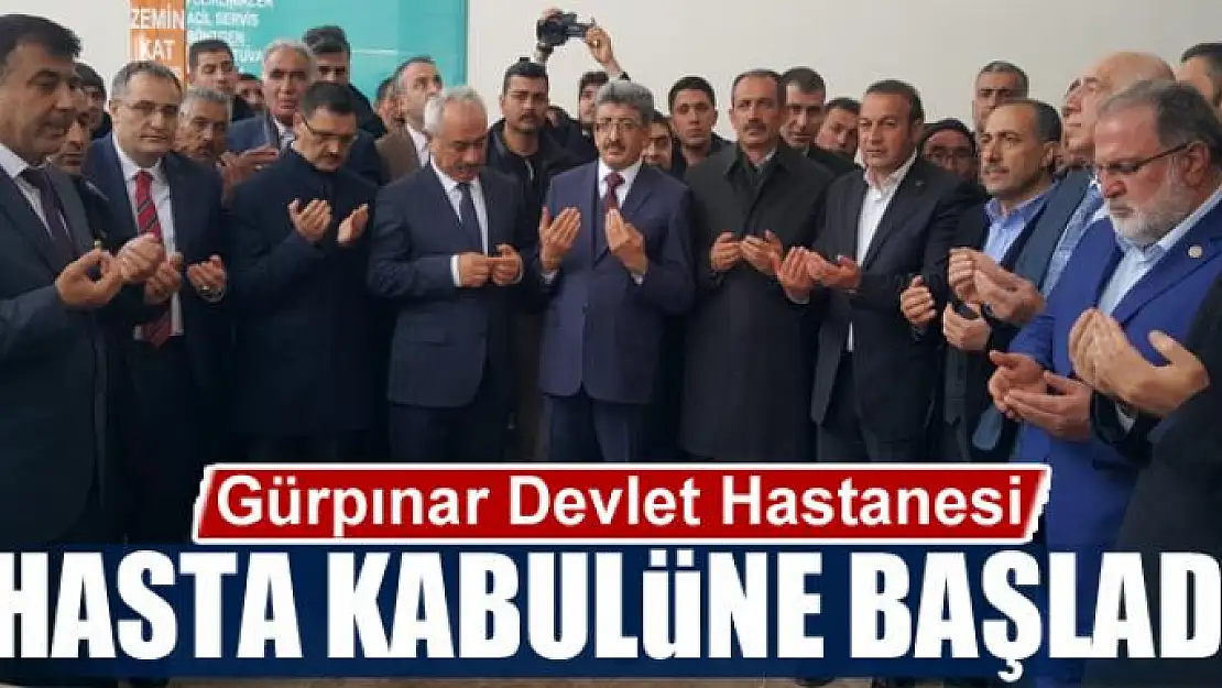 Gürpınar Devlet Hastanesi hasta kabulüne başladı