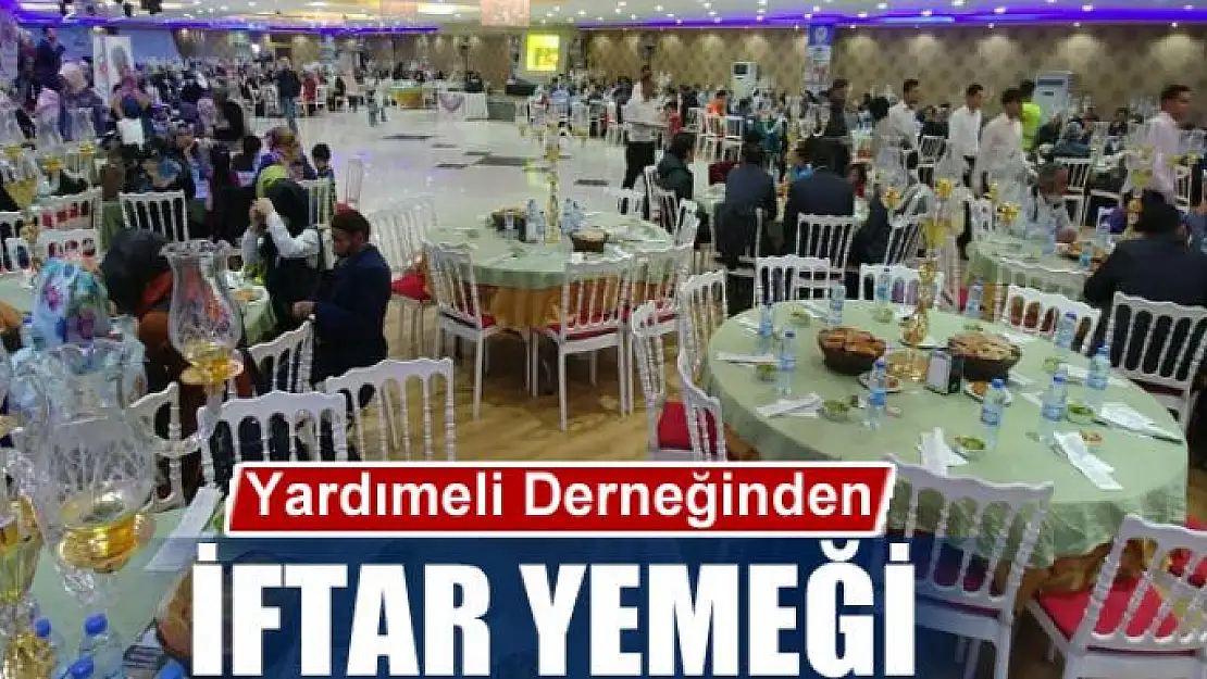 Yardımeli Derneğinden iftar yemeği