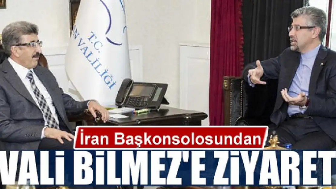 İran Başkonsolosundan Vali Bilmez'e ziyaret