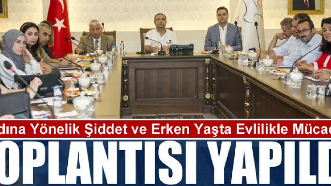 Van'da 'Kadına Yönelik Şiddet Ve Erken Yaşta Evlilikle Mücadele' toplantısı