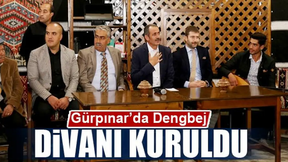 Gürpınar'da 'Dengbej Divanı' kuruldu