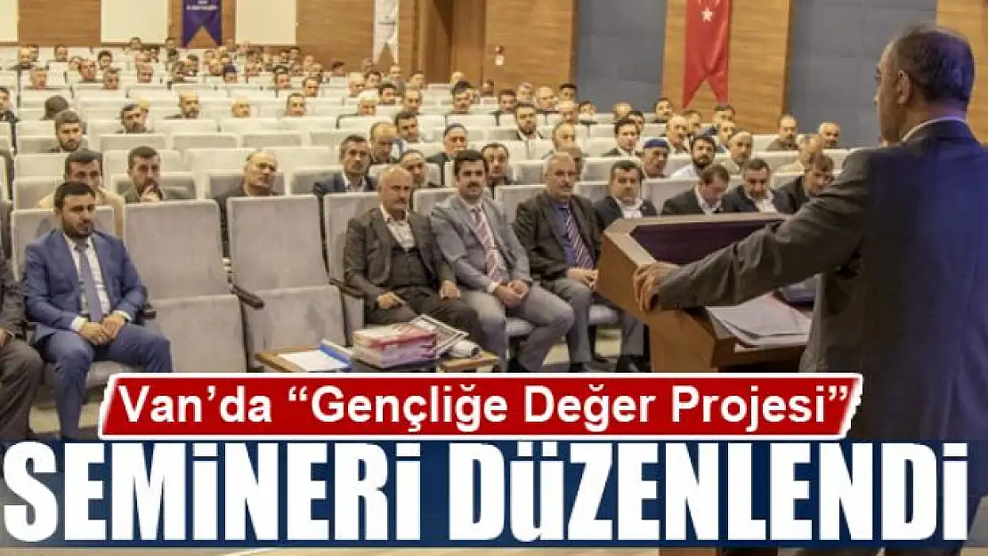 Müftülükten 'Gençliğe Değer Projesi' semineri