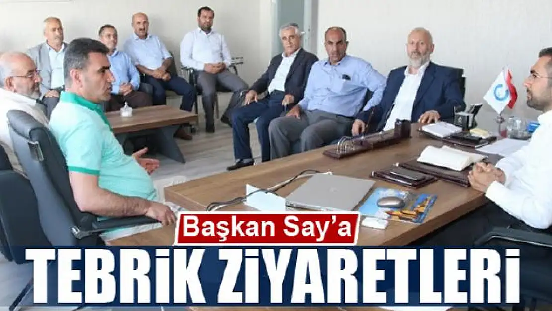 Başkan Say'a tebrik ziyaretleri