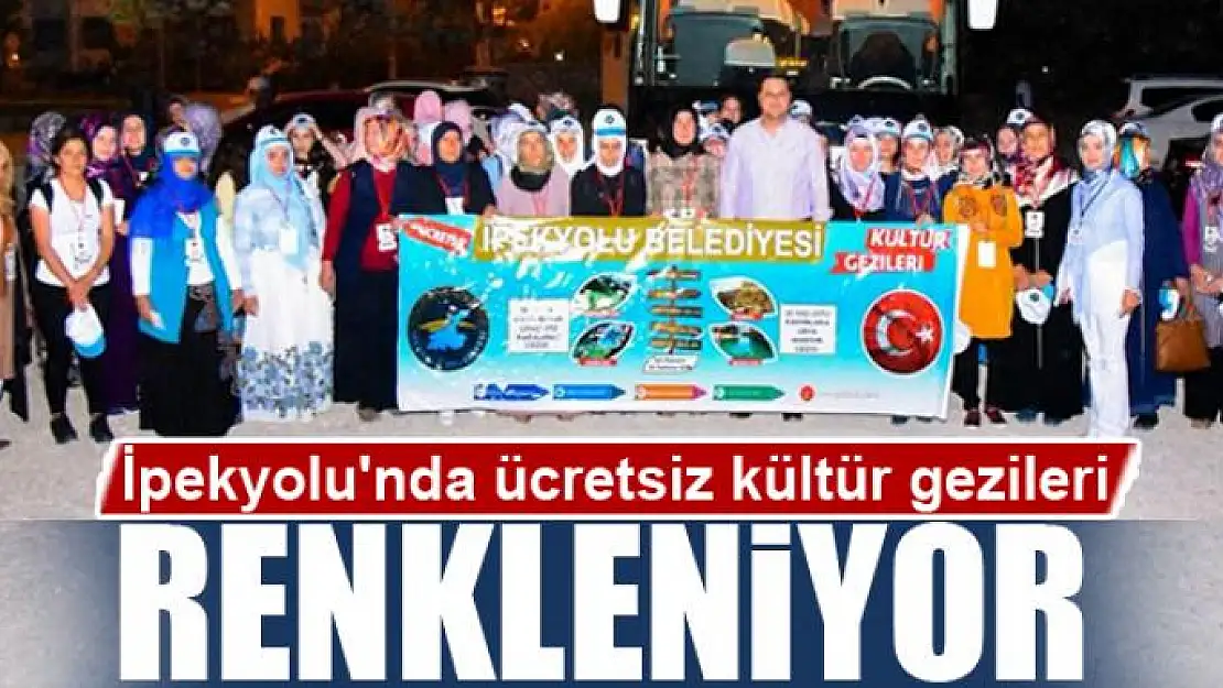 İpekyolu'nda ücretsiz kültür gezileri renkleniyorİpekyolu'ndan kursiyerlere kültür gezileri