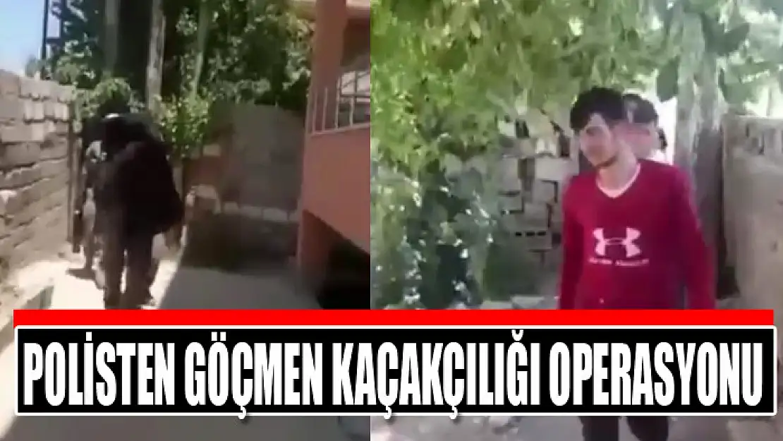 Polisten göçmen kaçakçılığı operasyonu