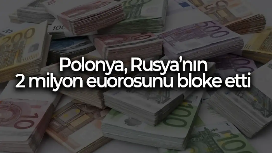 Polonya, Rusya'nın 2 milyon eurosunu bloke etti