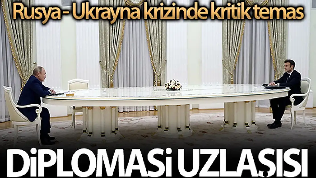 Putin ve Macron, Rusya-Ukrayna krizinde diplomatik çözüm konusunda uzlaştı