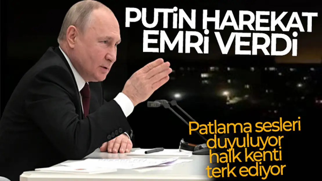 Putin'in emriyle Dombas'a askeri harekat başladı