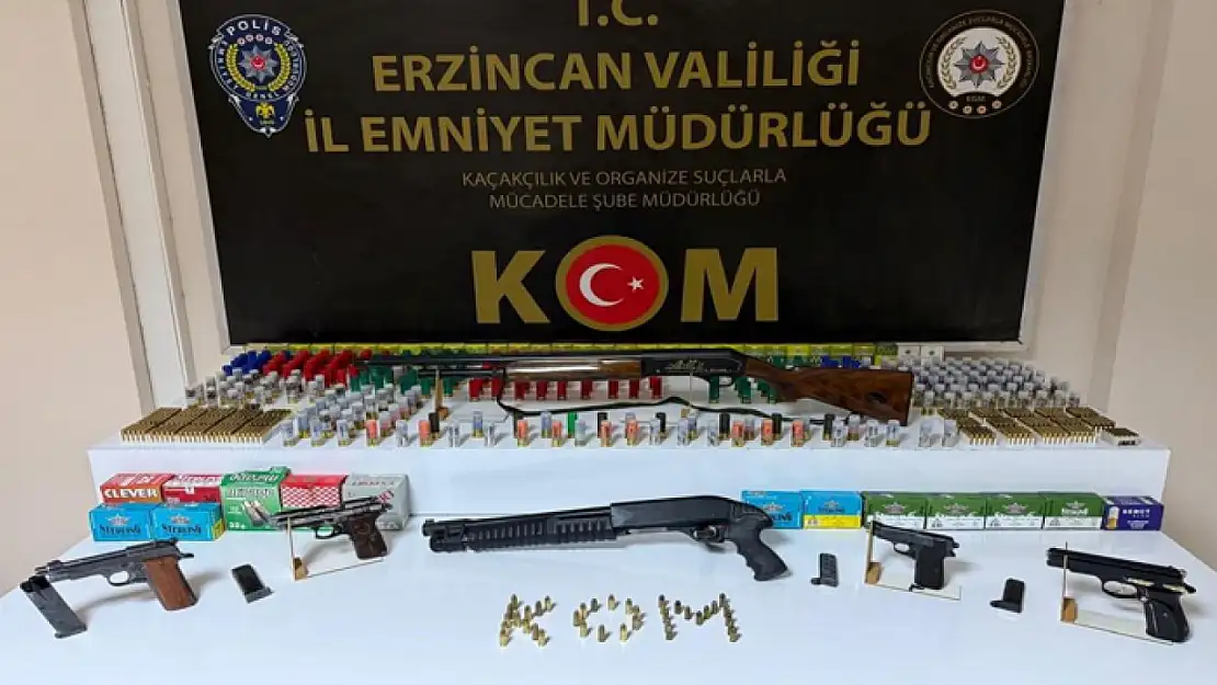 Refahiye'de silah operasyonu