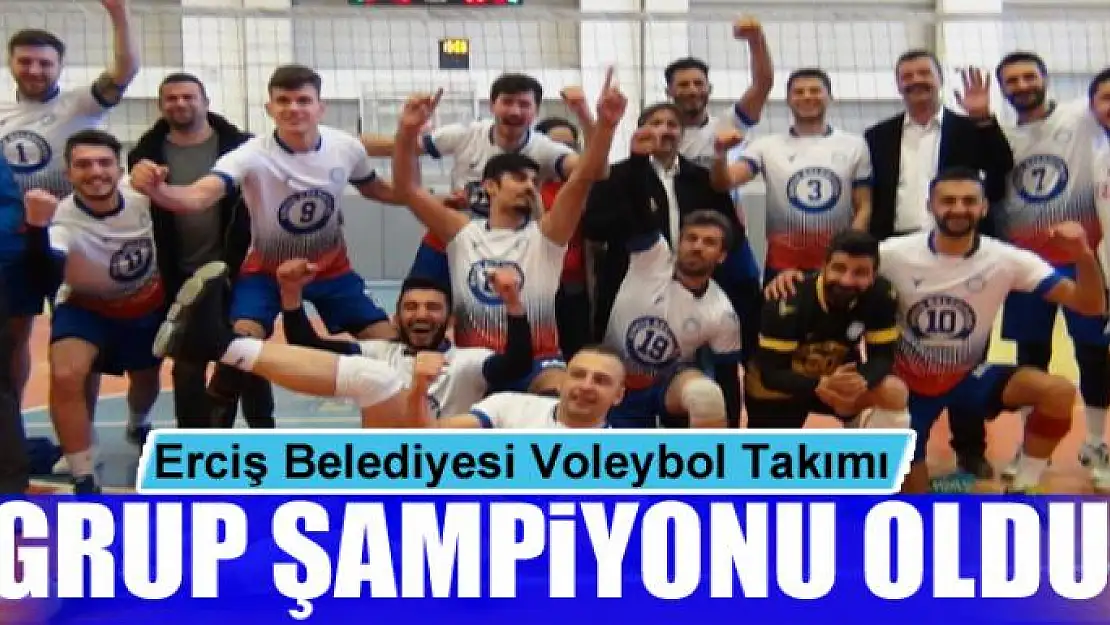 Erciş Belediyesi Voleybol Takımı, grup şampiyonu oldu