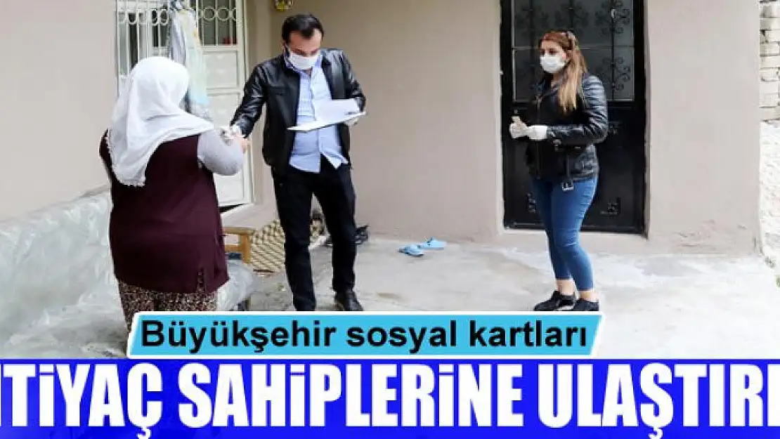 Van Büyükşehir Belediyesi sosyal kartları ihtiyaç sahiplerine ulaştırdı