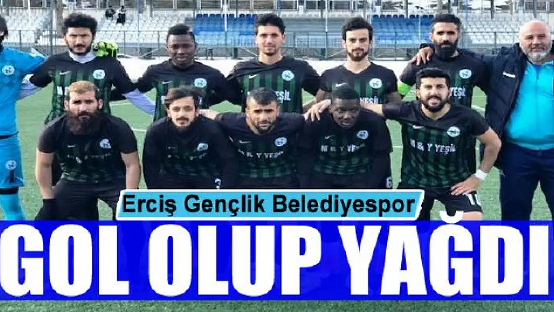 Erciş Gençlik Belediyespor'dan 13 göllü skor