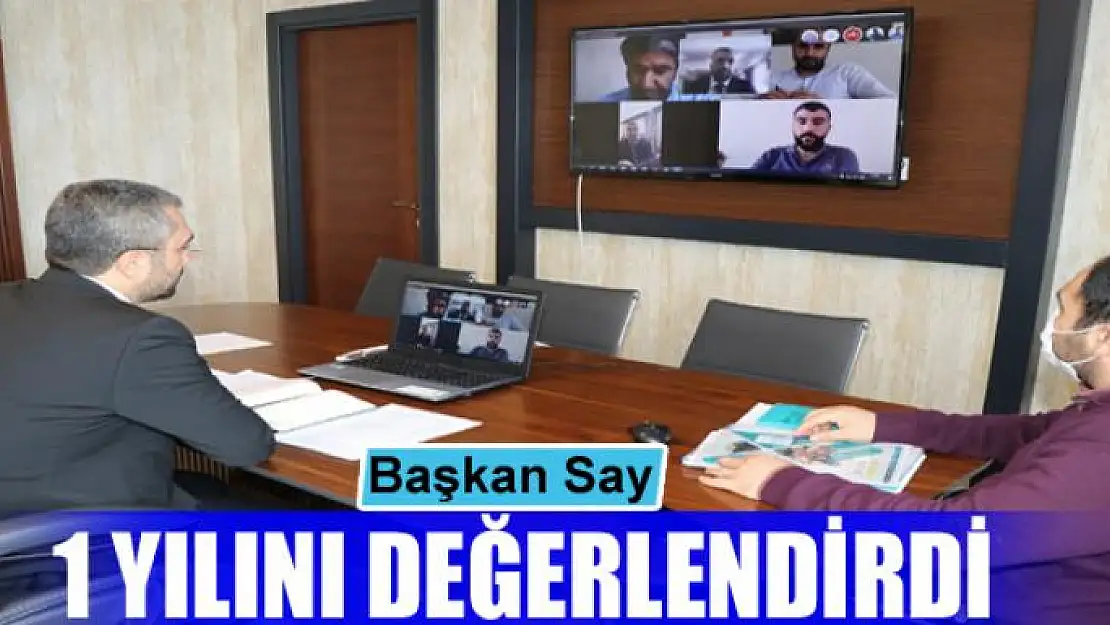 Başkan Say 1 yılını değerlendirdi