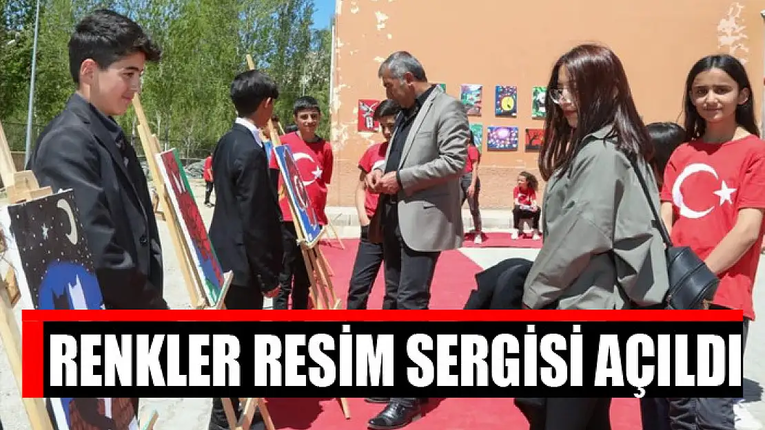 Renkler resim sergisi açıldı