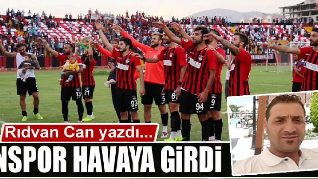 Vanspor havaya girdi