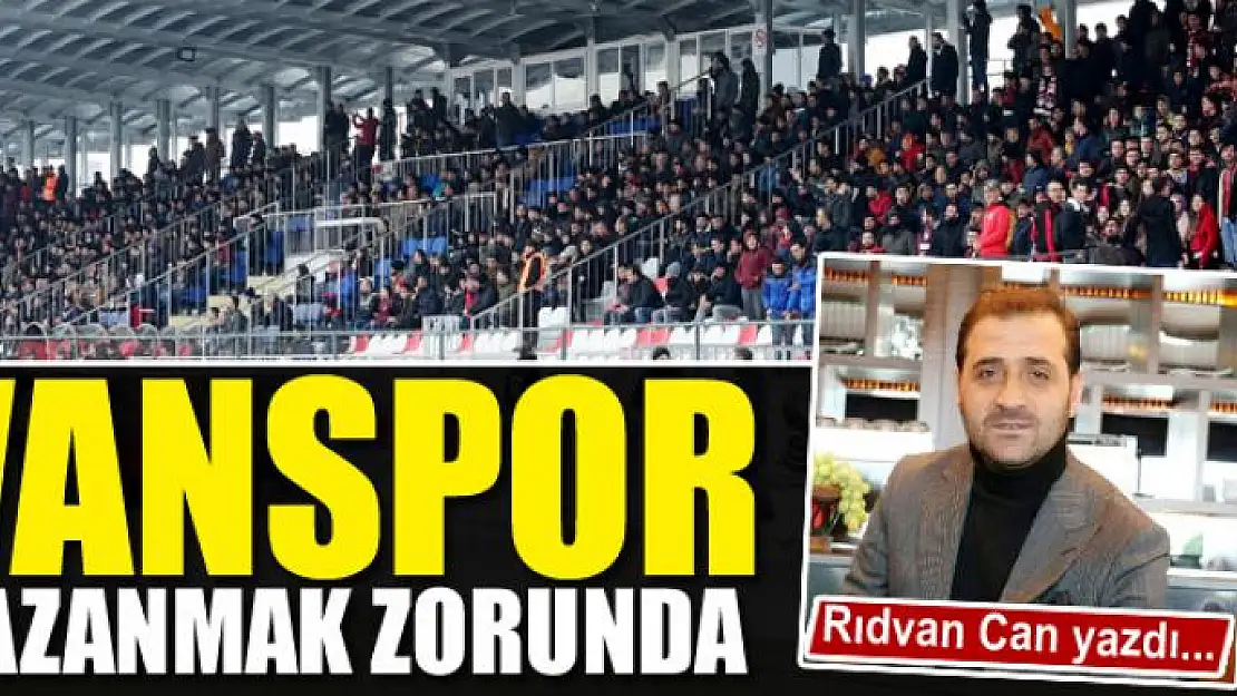 Vanspor kazanmak zorunda