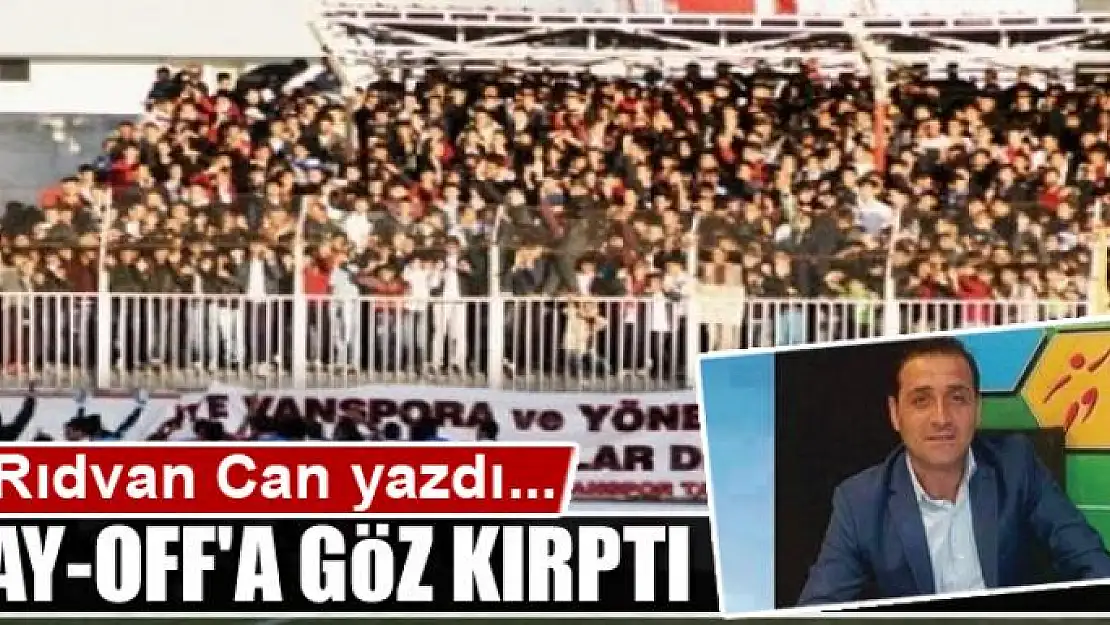 Play-off'a göz kırptı