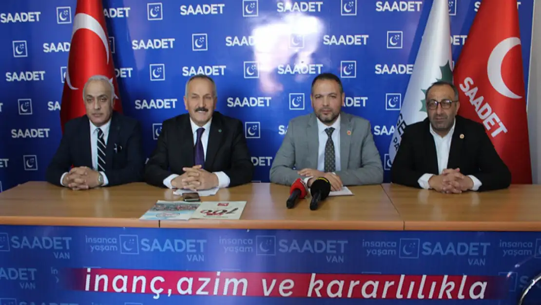 Saadet Partisi İl Başkanı Özay İlhan:  Van sahipsiz değil