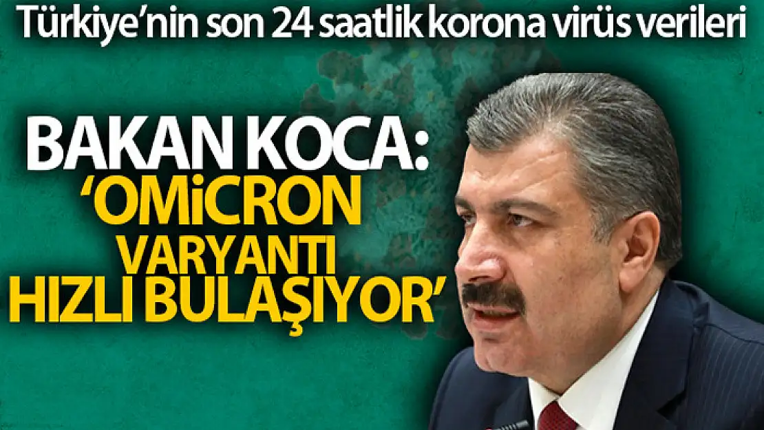 Sağlık Bakanlığı, Türkiye'nin son 24 saatlik korona virüs tablosunu açıkladı